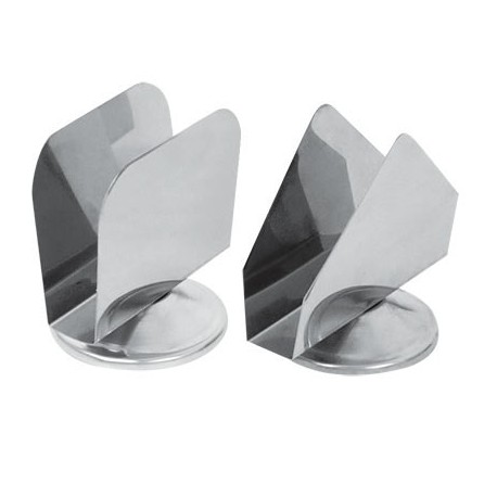 SERVILLETERO RECTANGULAR CHICO ACERO INOX.