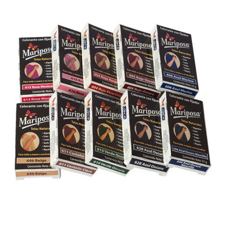 PASTILLA COLORANTE MARIPOSA AZUL OSCURO 628