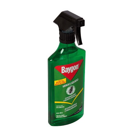 BAYGON VERDE CON ATOMIZADOR 480 ML.