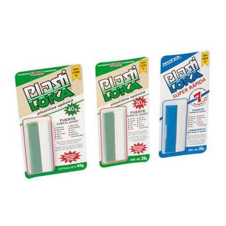 PLASTILOKA SUPER RAPIDA 20 GR. AZUL