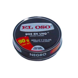 GRASA CREMA DOS EN UNO NEGRO 90 GRS.