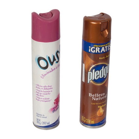 OUST AROMATIZANTE EN AEROSOL 349 ML.