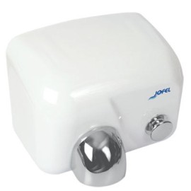 SECADOR DE MANOS PUSH IBERO PULSADOR VITRIFICADO BLANCO AA93126