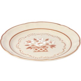 (479-3161) PLATO PASTEL FLOR DE OTOÑO