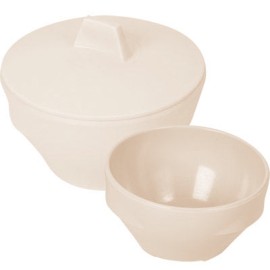 AZUCARERA BEIGE CHICA CON TAPA 260 ML.