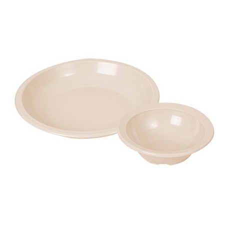 PLATO PARA POSTRE BEIGE 11 CM.