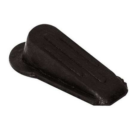 PAQ. DE 6 CUÑAS PARA PUERTA DE HULE NEGRO