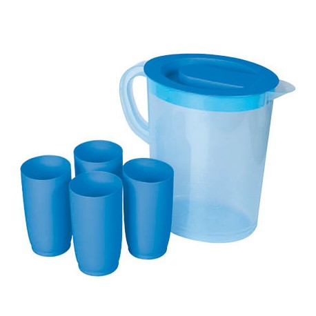 JGO. DE JARRA Y VASOS PRIMAVERA