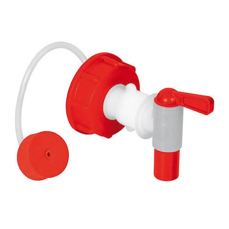MV-8 VALVULA 1/2 VUELTA CON EXTENSION PARA GARRAFA CON TAPA  61 MM (8199)