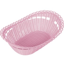 CANASTA MIMBRE (ROSA)