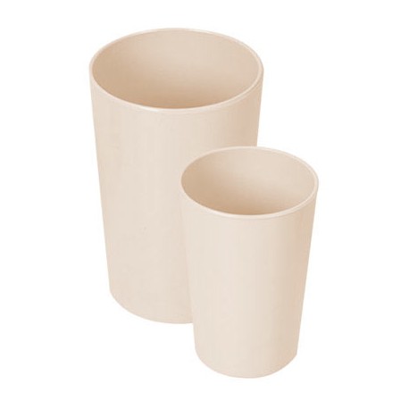 VASO BEIGE PARA AGUA 180 ML. CHICO