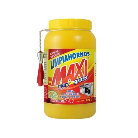 LIMPIA HORNOS AMARILLO MARY FRESH CON BROCHA 425 GRS.