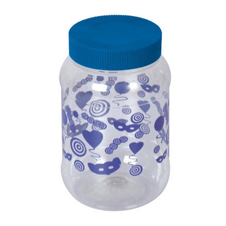ENVASE TARRO PET DECORADO 500 ML. TAPA SPORT