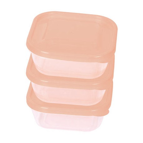 JGO. DE 3 HERMETICO REUSABLE 1/2 LT. CON TAPA