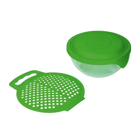 RALLADOR BAQUELITA CON RECIPIENTE Y TAPA