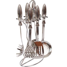 JGO. DE UTENCILIOS 7 PZAS. META ACERO INOX.