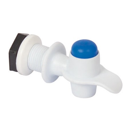 BTN-2 VALVULA BLANCA BOTON AZUL DE 3/4 (4023)
