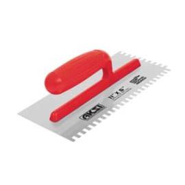 (101211) LLANA DENTADO CUADRADO DE 11" X 5" MANGO DE PLASTICO