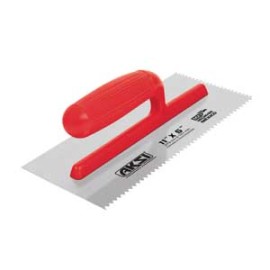 (101212) LLANA DENTADA TRIANGULAR DE 11" X 5" MANGO DE PLASTICO