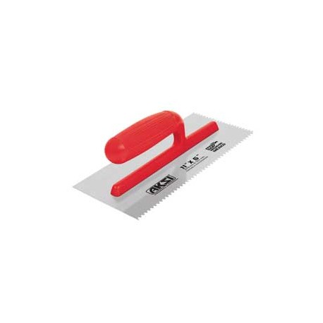 (101212) LLANA DENTADA TRIANGULAR DE 11" X 5" MANGO DE PLASTICO