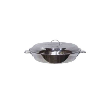 PAELLERA ((TRIPLE FUERTE)) N°45 10 LTS. CON TAPA