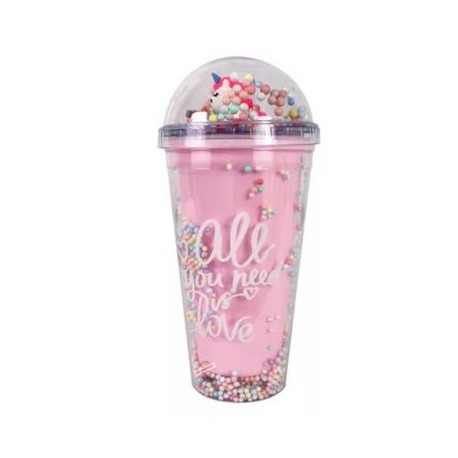 (BZ0322)(M298-1H-20) VASO KAWAII UNICORNIO