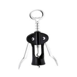 (AS-9358) ABRELATAS CON SACACORCHOS DE ACERO INOX.