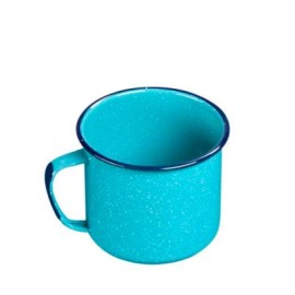 (AU-0119-12) POCILLO DE PELTRE AZUL 1000 ML.