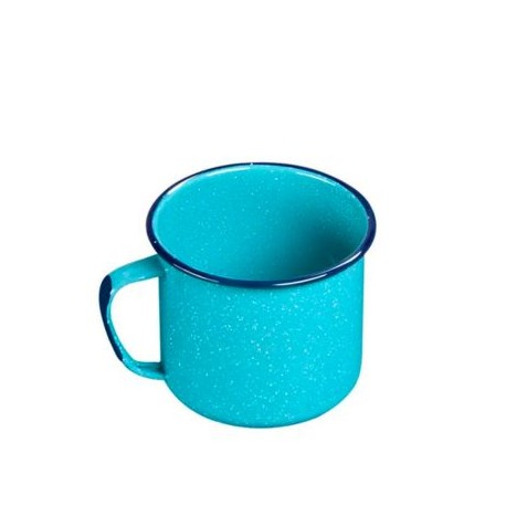 (AU-0119-12) POCILLO DE PELTRE AZUL 1000 ML.