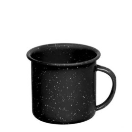 (AU-0121-10) POCILLO DE PELTRE NEGRO 650 ML.