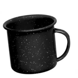 (AU-0121-12) POCILLO DE PELTRE NEGRO 1000 ML.