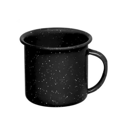 (AU-0121-14) POCILLO DE PELTRE NEGRO 1250 ML.