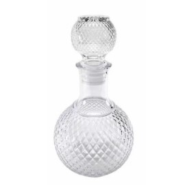 (AV-4317) BOTELLA DE VIDRIO LICORERA ESFERA