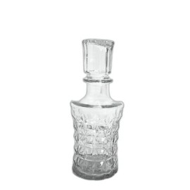 (AV-4337-4) BOTELLA DE VIDRIO LICORERA TORRE CHICA