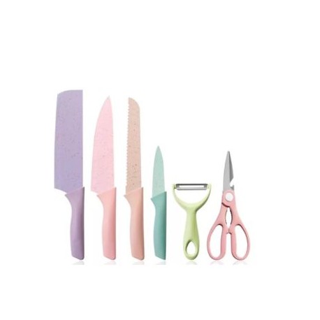 (300107) SET DE CUCHILLOS PASTEL 6 PZS.