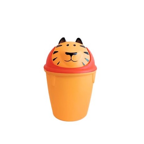 (AO-0008B) BOTE PARA BASURA DE PLASTICO TIGRE