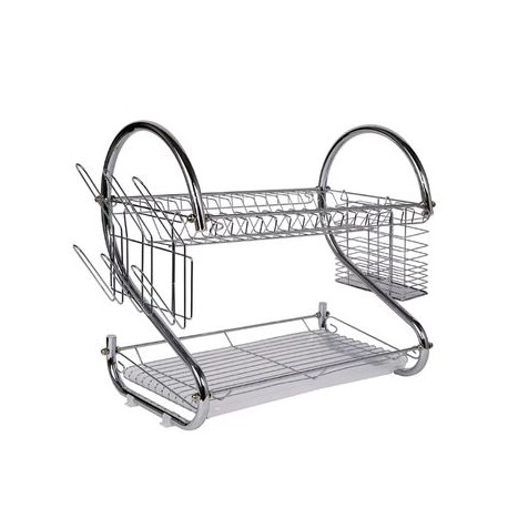 (630003)ESCURRIDOR DOBLE ACERO INOX.